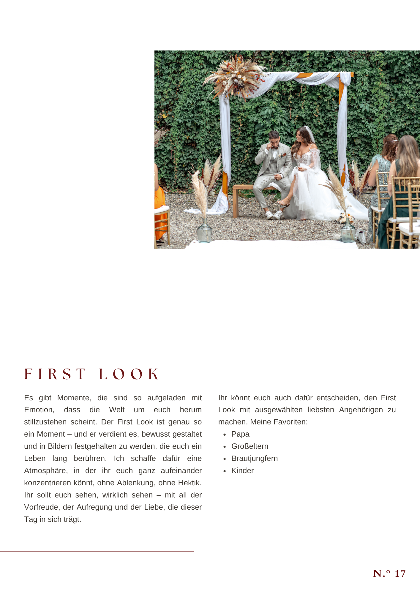 Wedding Guide First Look