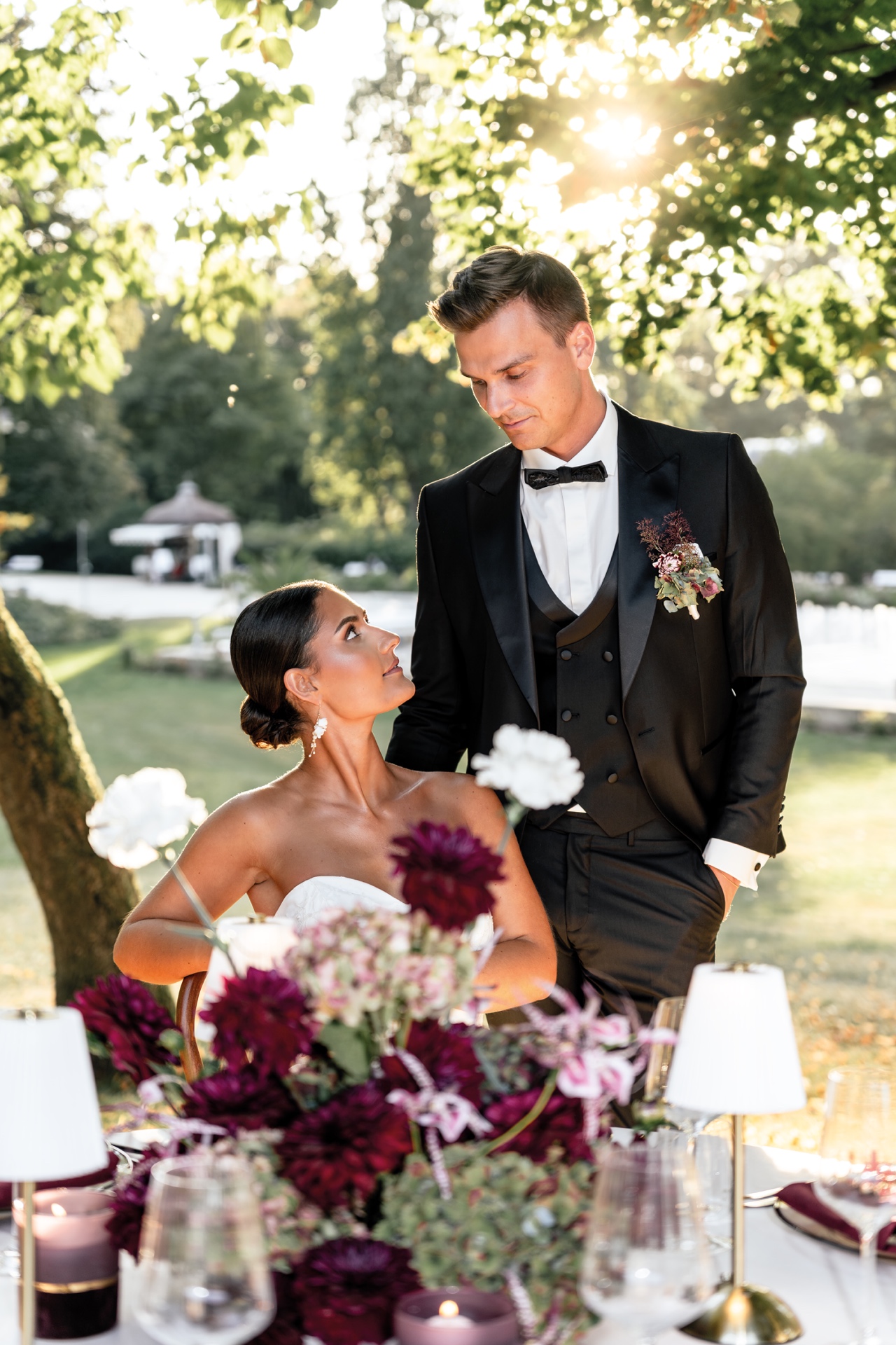 Julie & Felix Fine Art Hochzeit Abendlicht – ziraa.graphy Hochzeitsfotografin