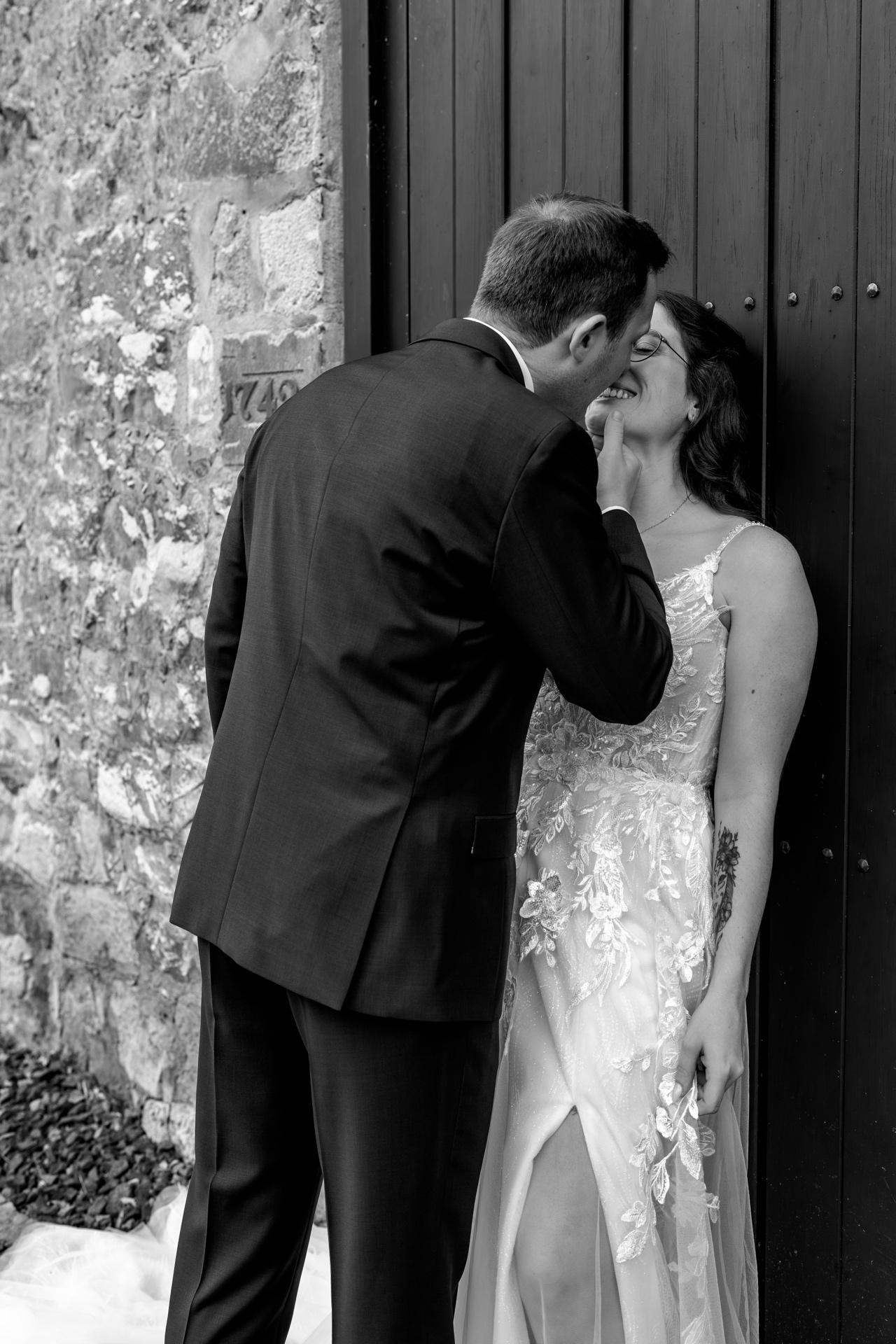 Melina & Matthias Schwarz-Weiß Hochzeitsfotografie – ziraa.graphy Fine Art