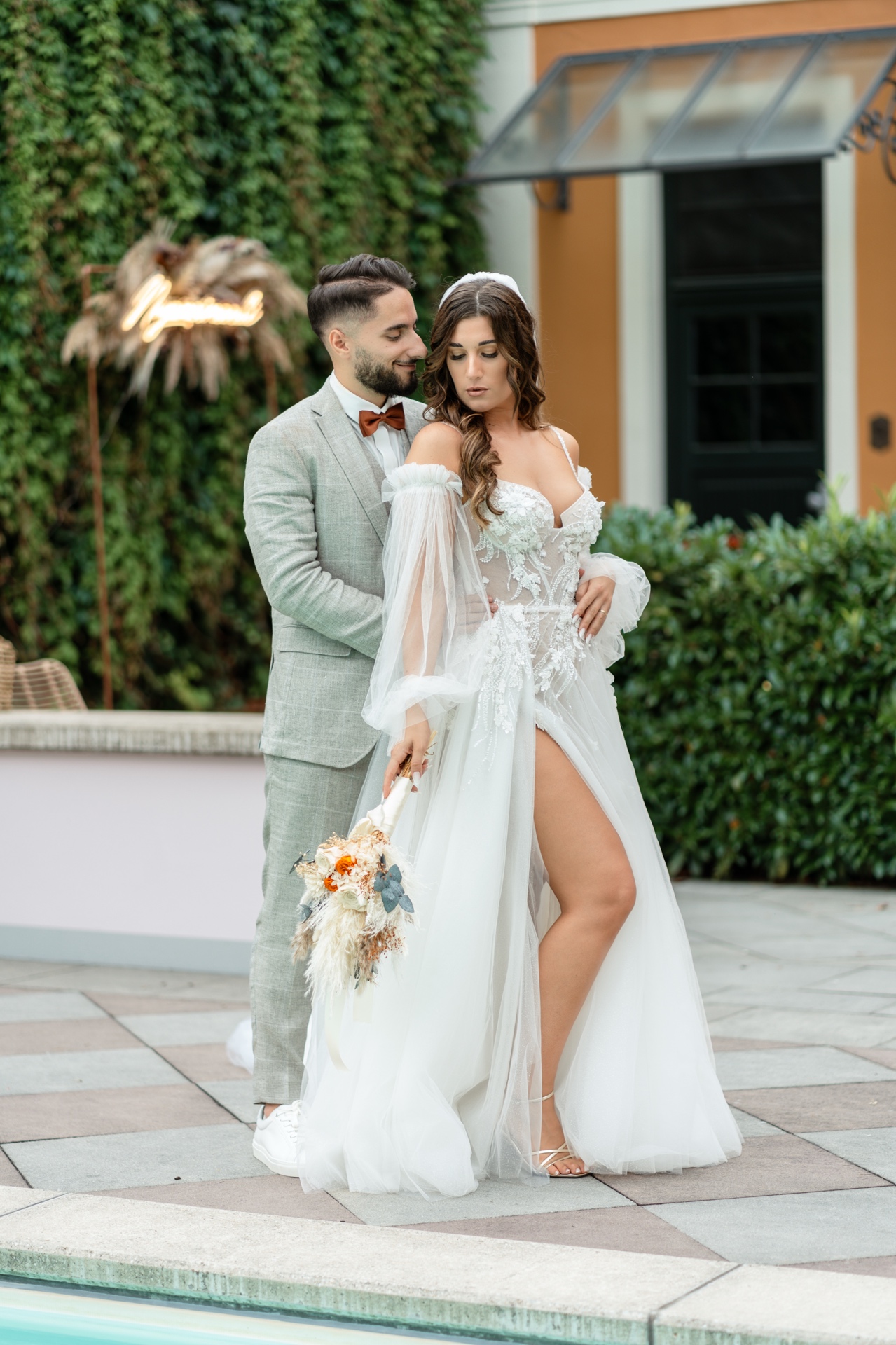 Melissa & Navid Hochzeit Pool – Fine Art Hochzeitsfotografin Madeleine Krüger ziraa.graphy